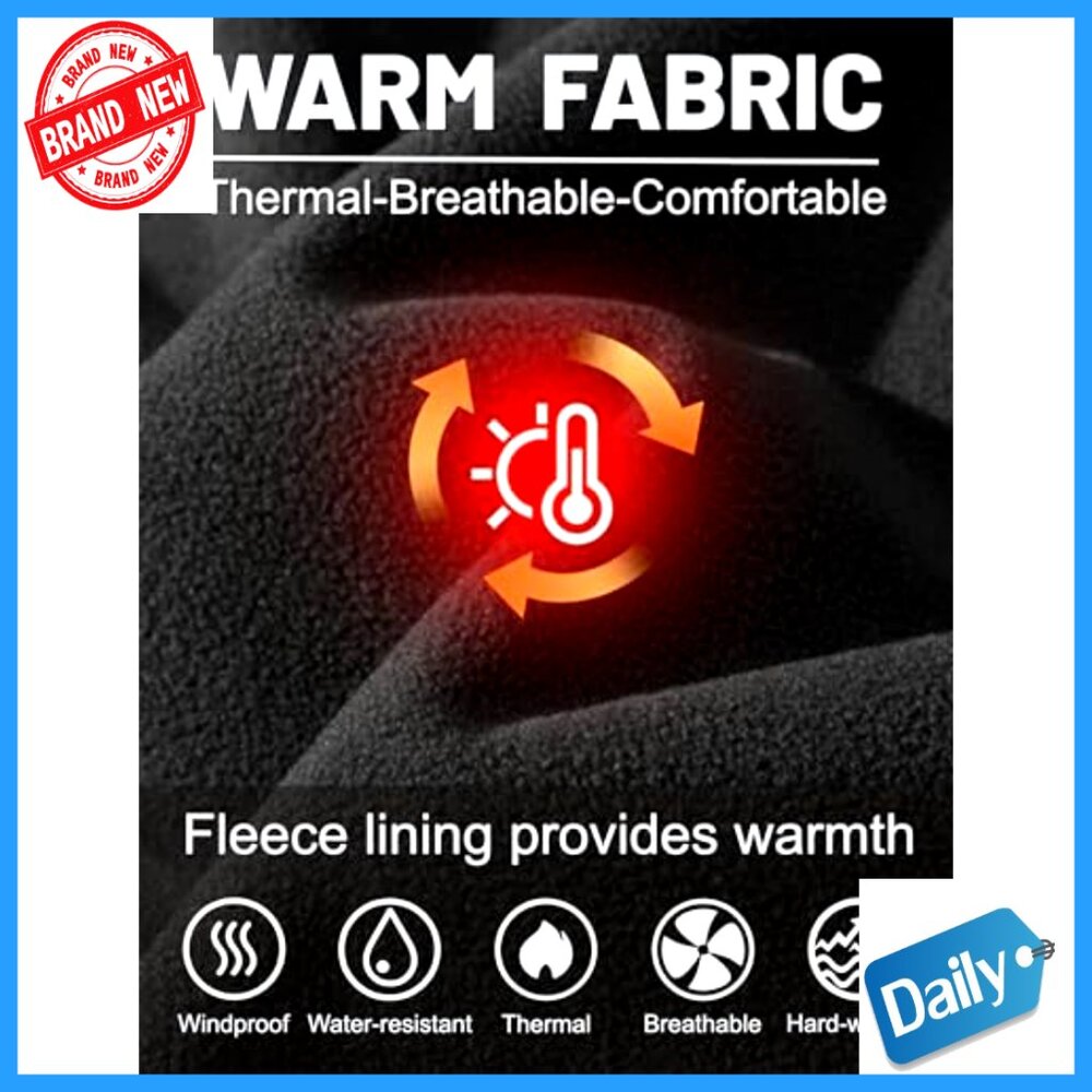 Men's Softshell Jacket Waterproof Windproof Hoode… - image 4